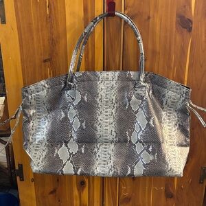 DSW Snakeskin Pattern Tote Bag